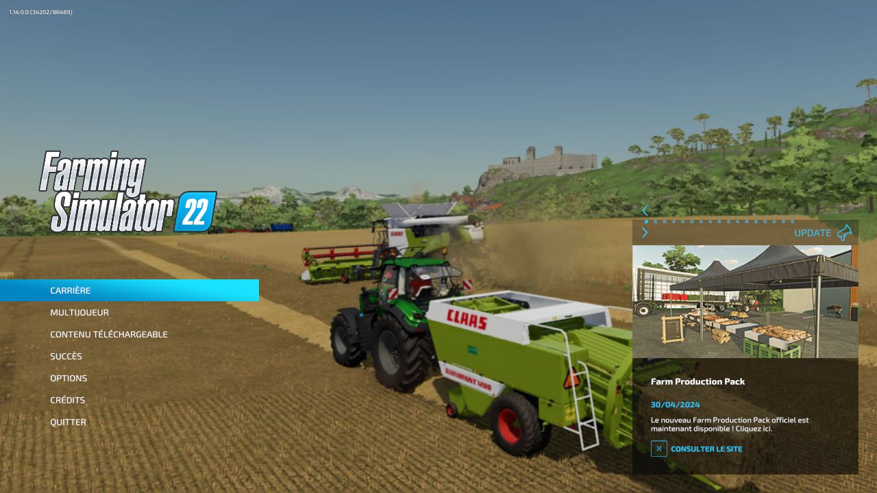 Tło menu głównego FS22