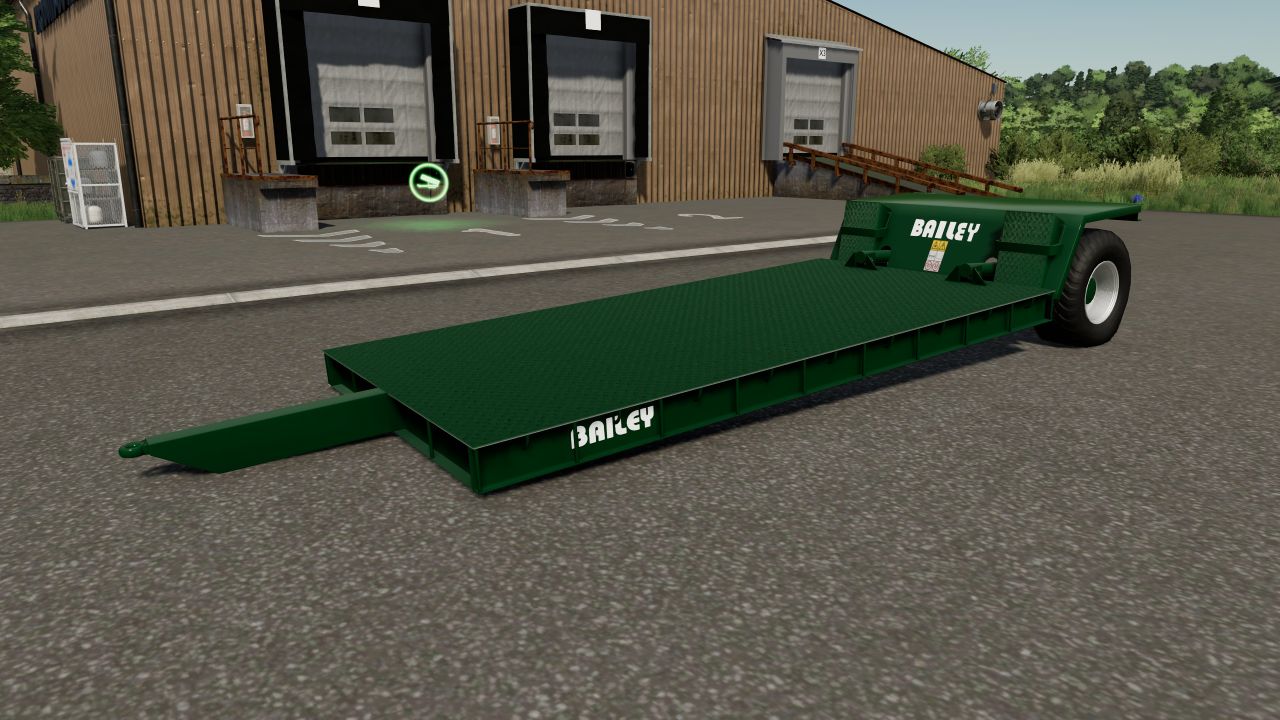 Bailey low loader trailer