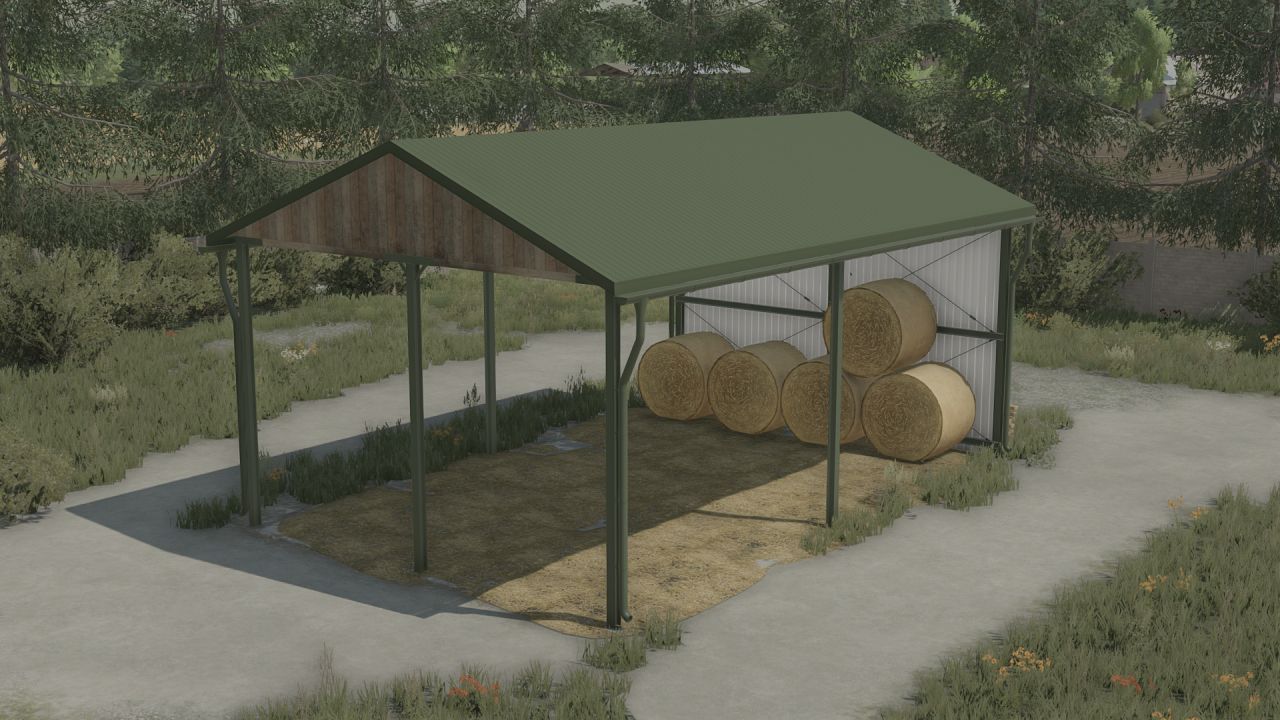 Bale Storage Shed