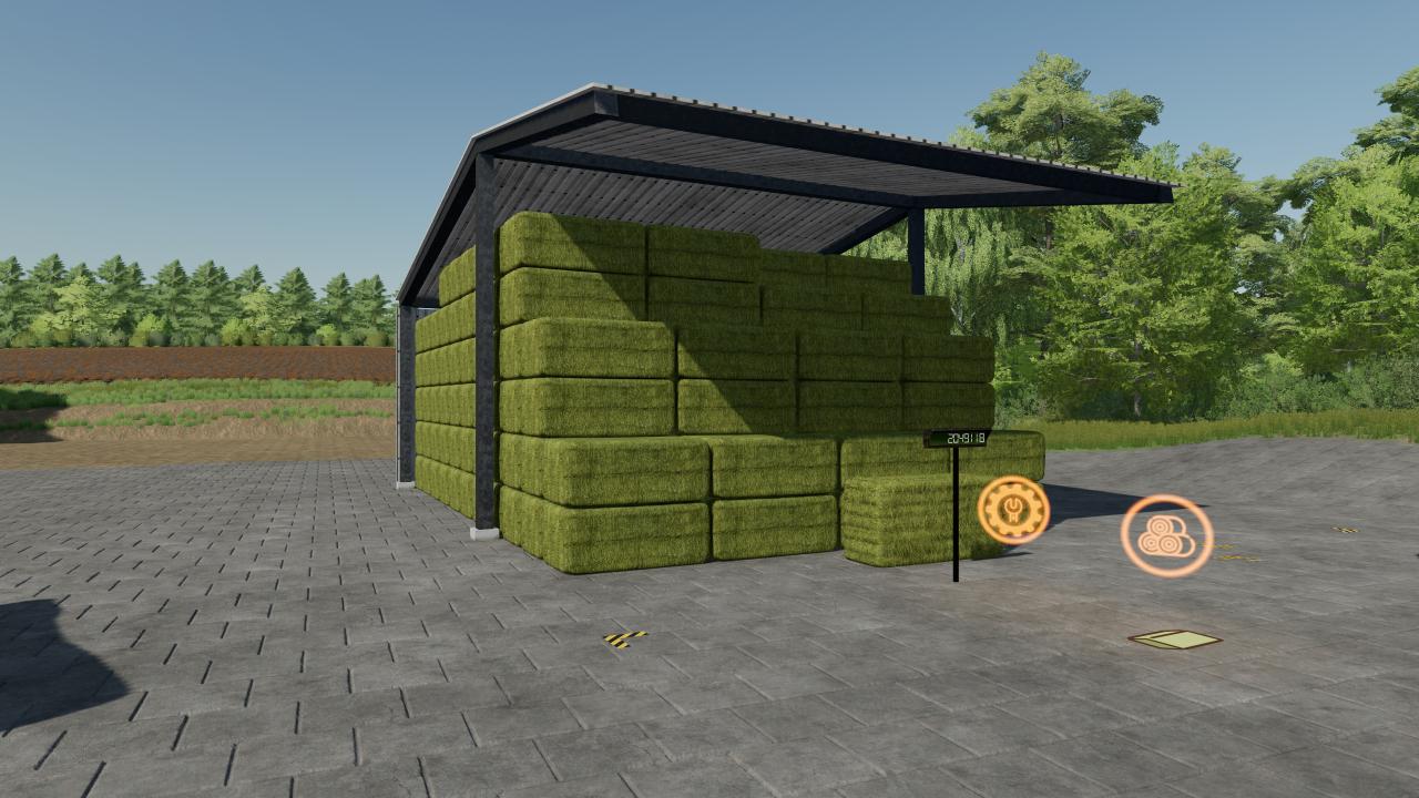 Bales storage