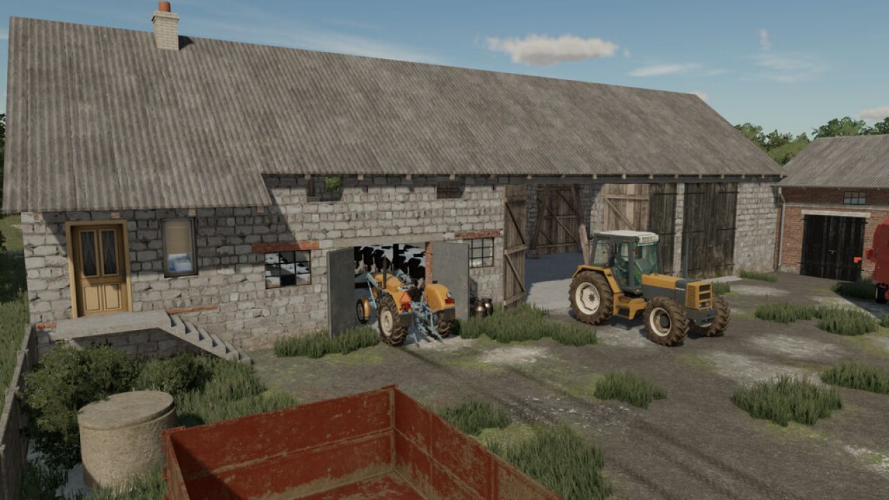 Barn With Cowshed