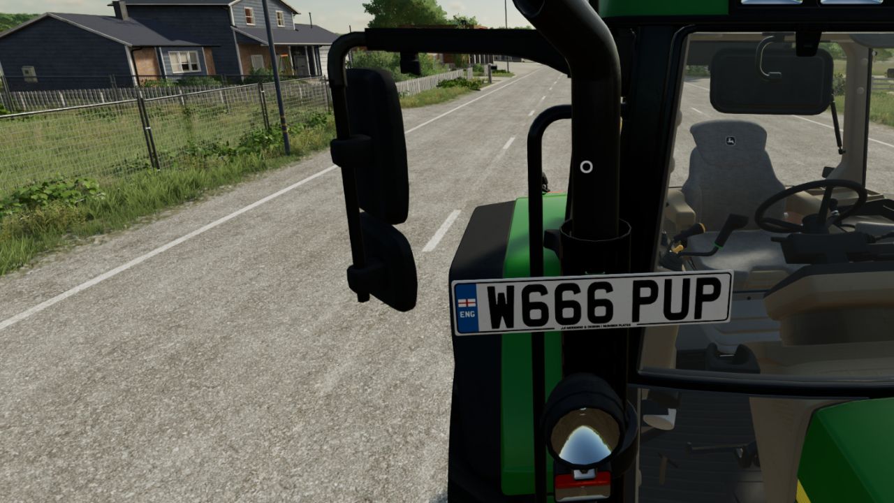 Basiskaarten met ingebouwde Britse autoplaten