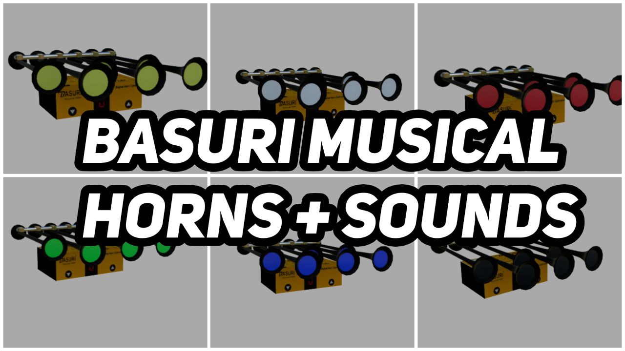 Muzyczne rogi Basuri + edycja dźwięków