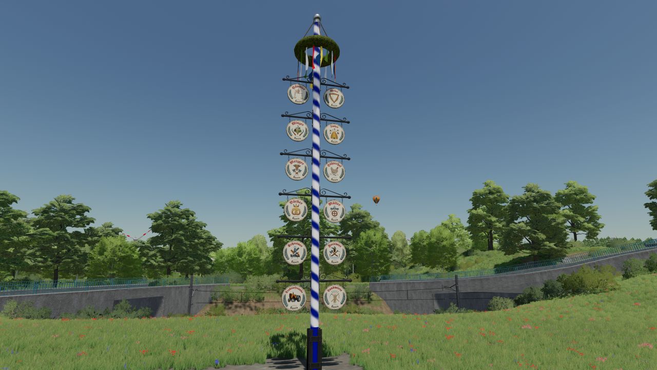 Bavarian maypole