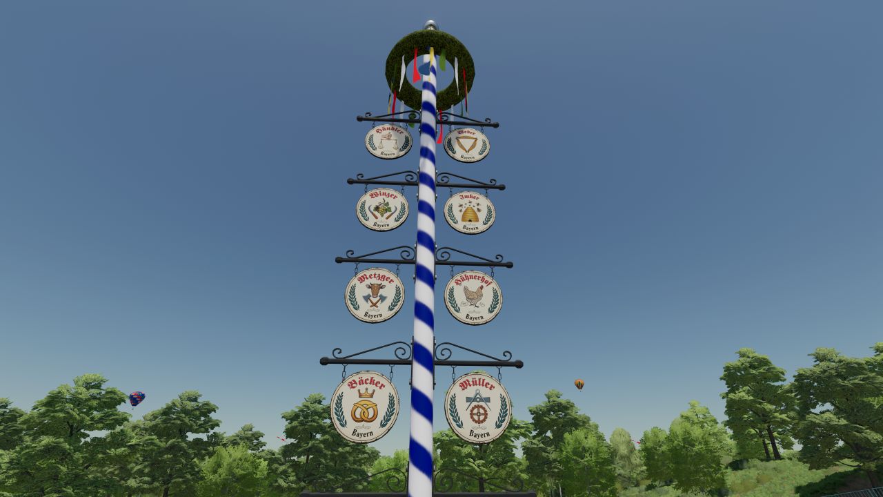 Bavarian maypole