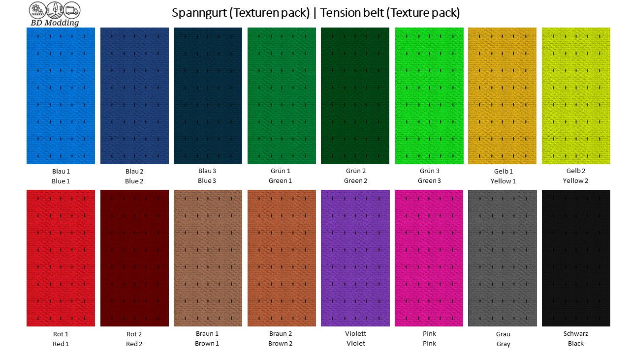 Pack de textures BDM TensionBelt