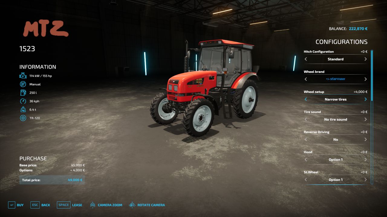 Belarus MTZ 1523