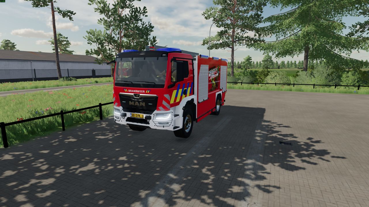 Belgische brandweerwagen