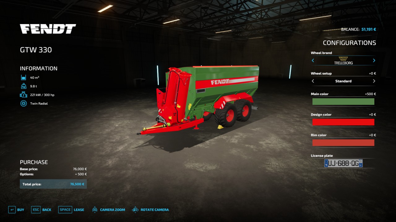 Bergmann GTW als Fendt Skin