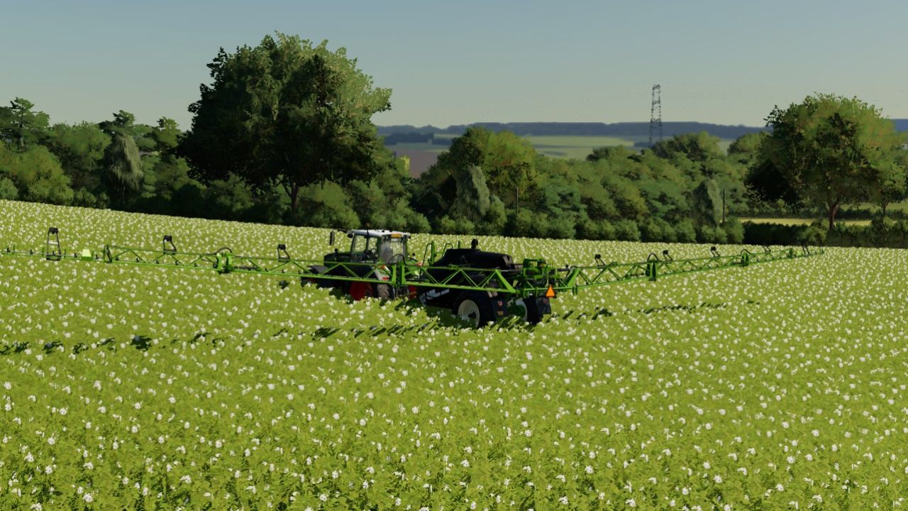 Pulvérisateur Berthoud à chenilles et Duals pour cultures en rangs