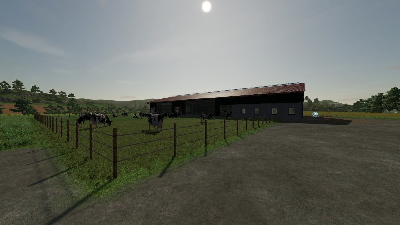 Großer Kuhstall max. 500 Kühe