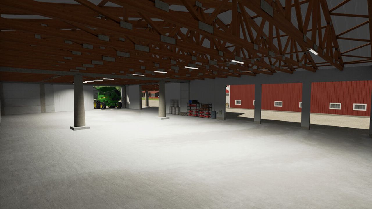 Grande garage di stoccaggio