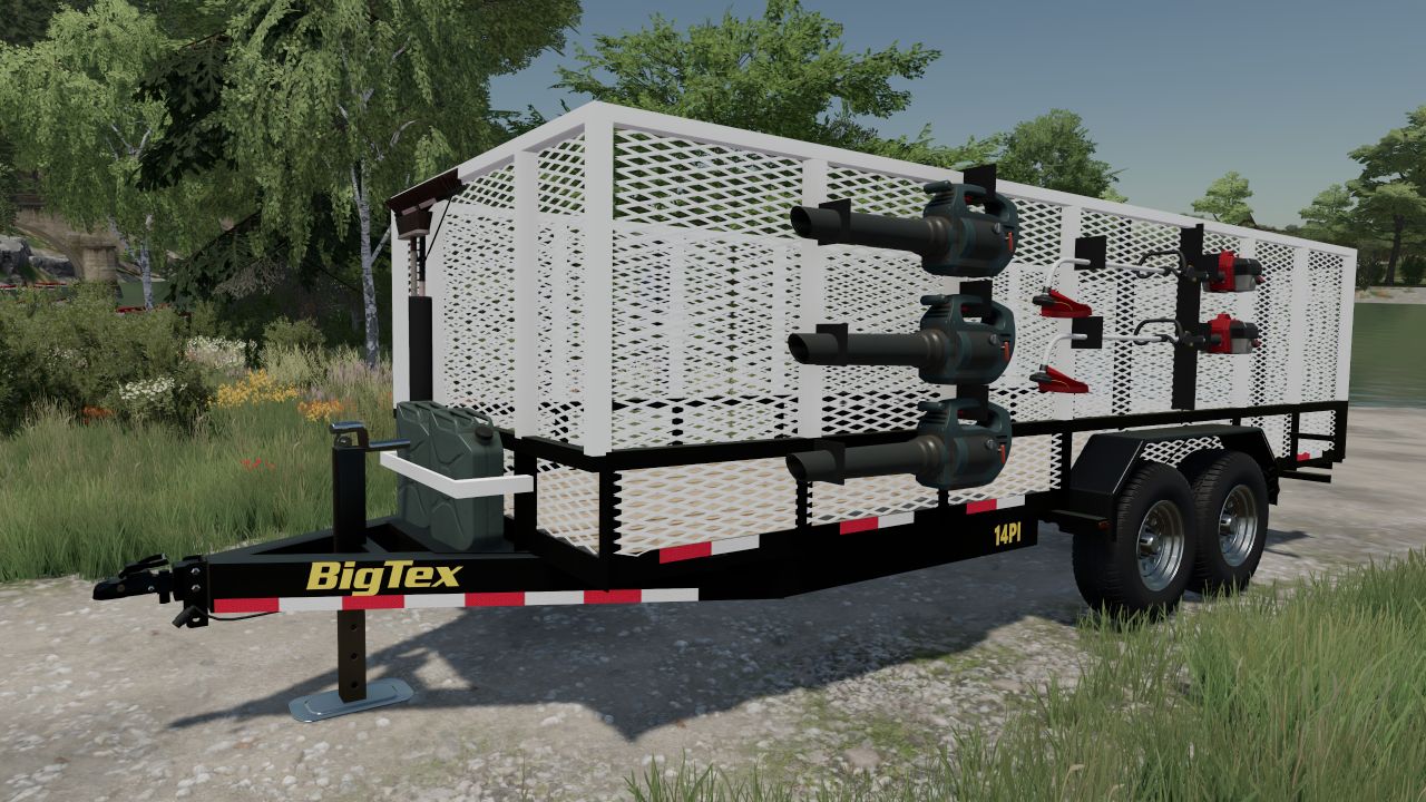 Big Tex landscaping trailer