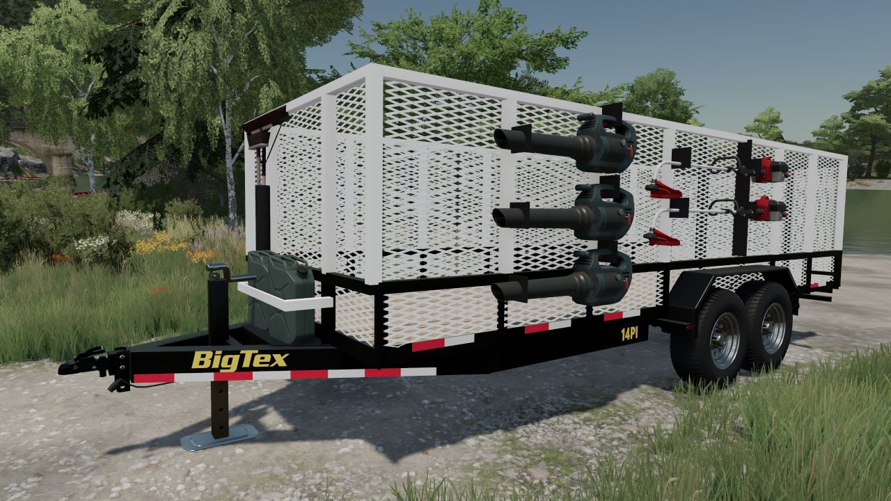 Big Tex landscaping trailer