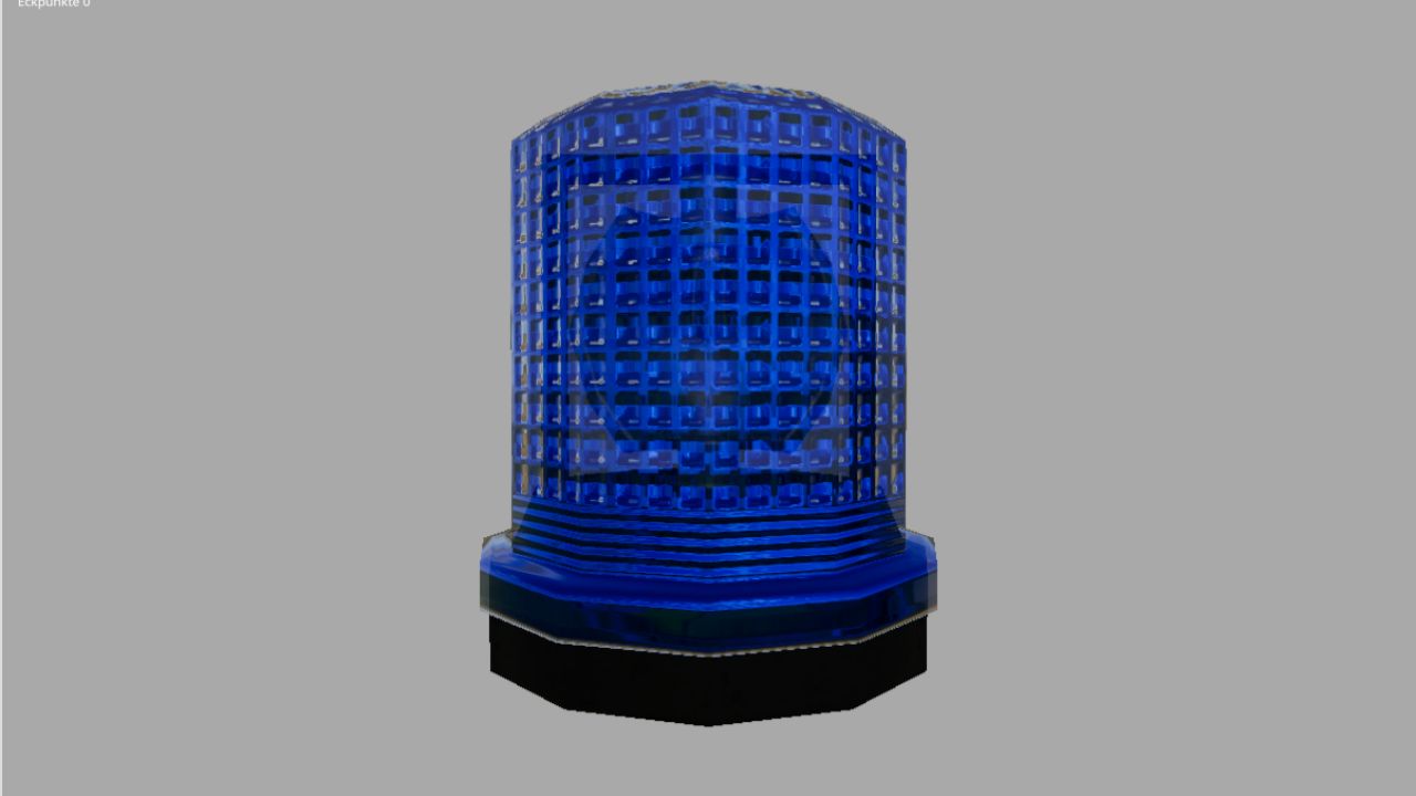 Blue Beacon Light