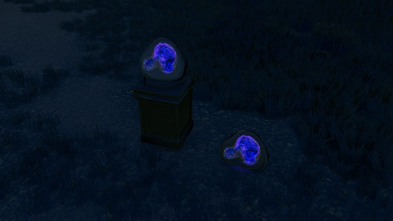 Blaue Geode