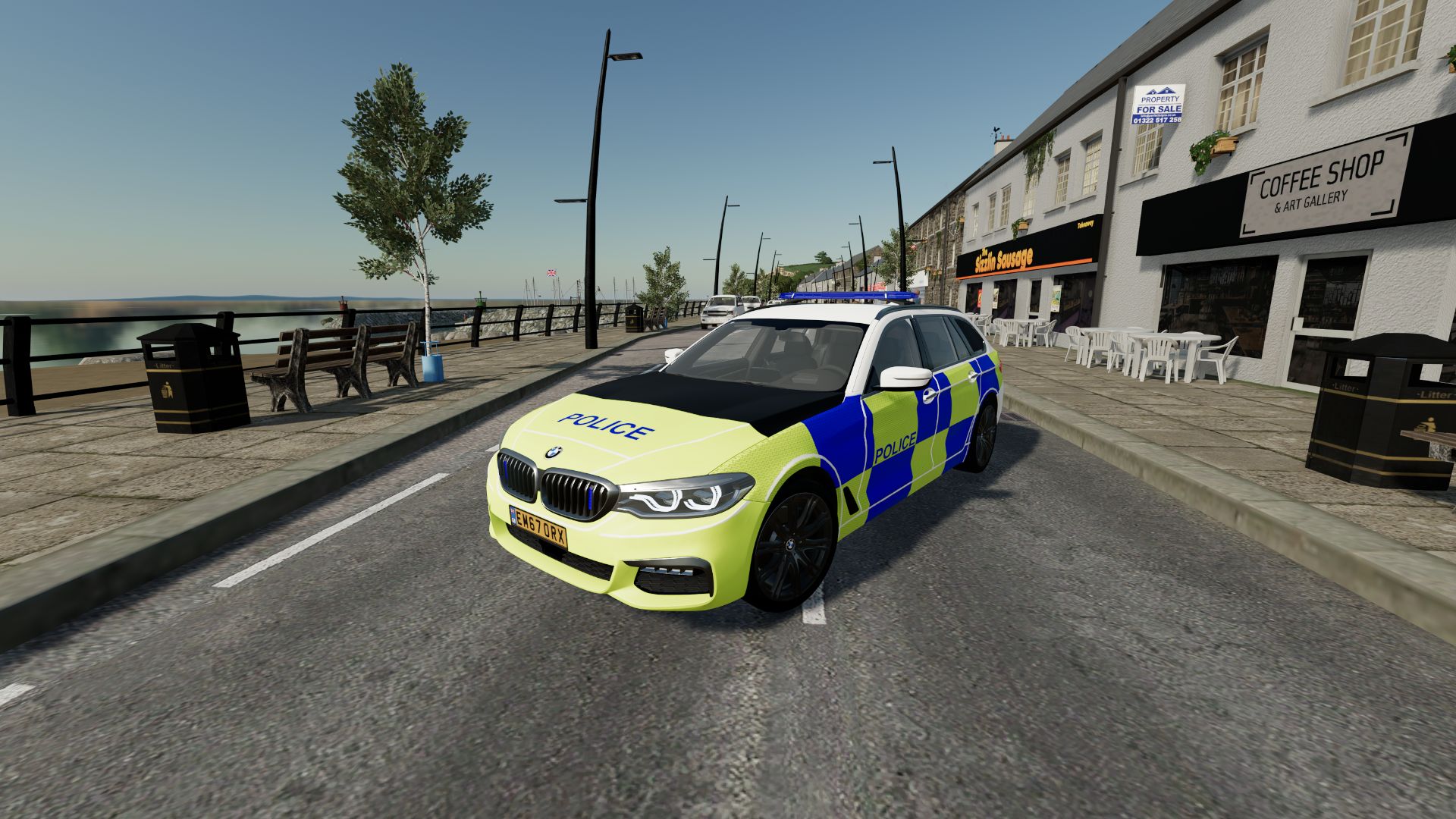 Универсальный облик полиции Великобритании для BMW 5 серии Touring