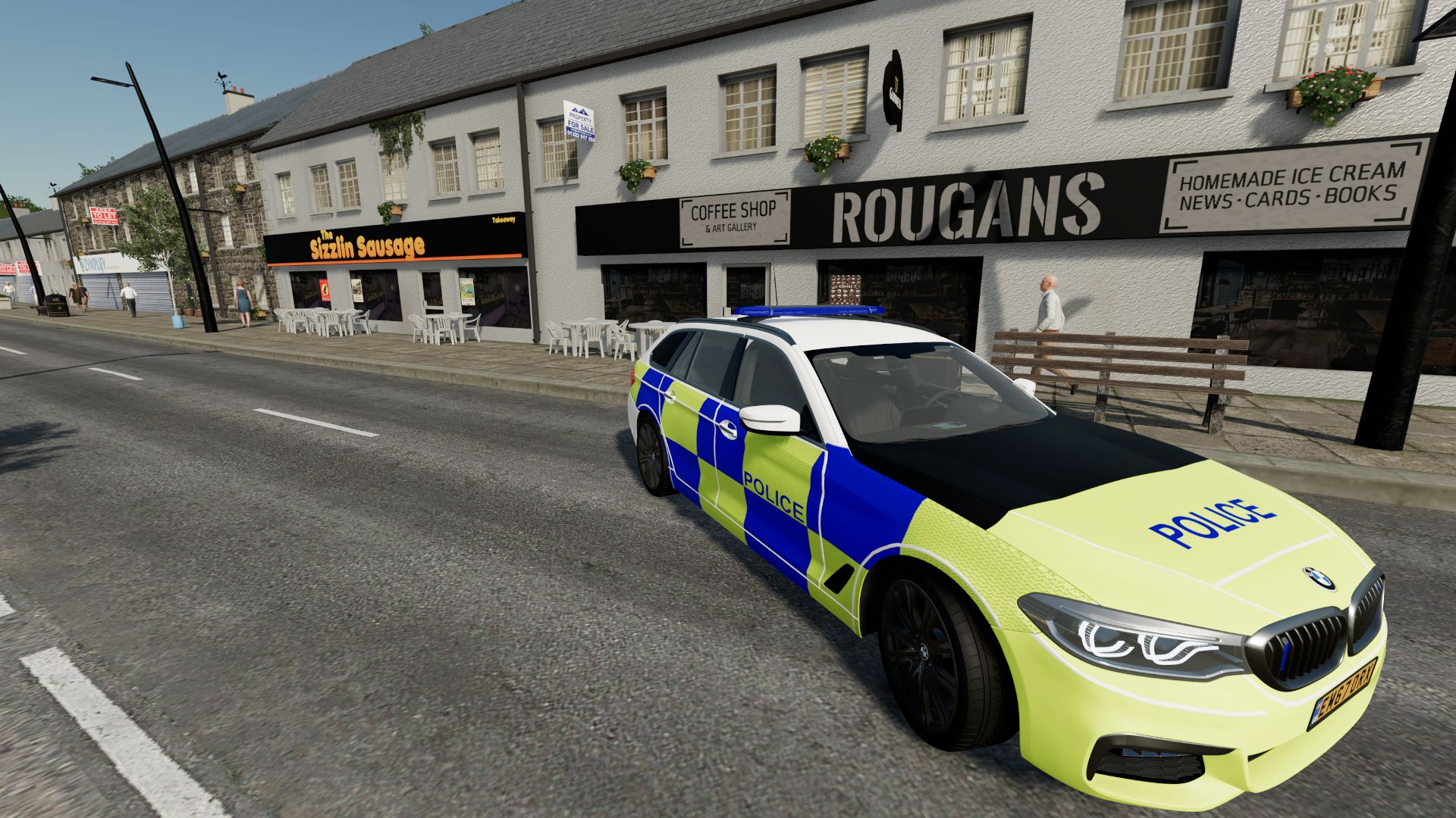 BMW Serie 5 Touring Diseño genérico de la policía del Reino Unido