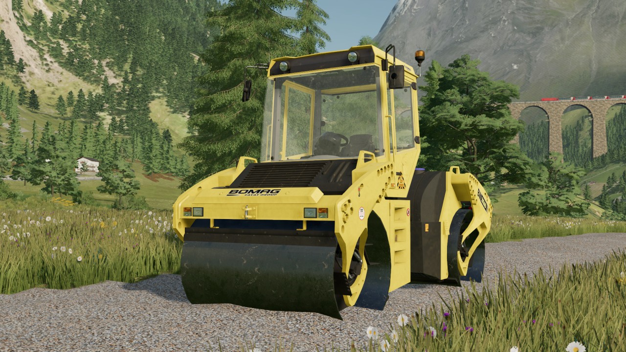 Роликовый уплотнитель Bomag