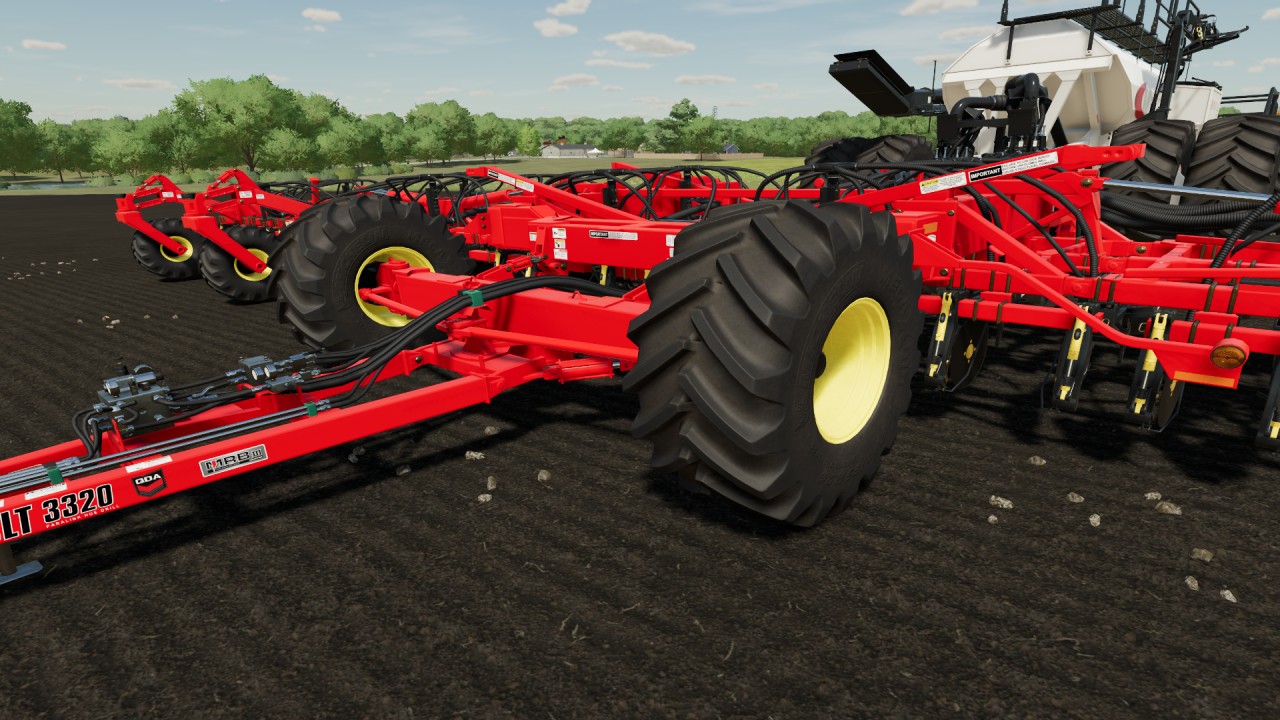 Bourgault 3320 & Air Cart - Inverted Tires