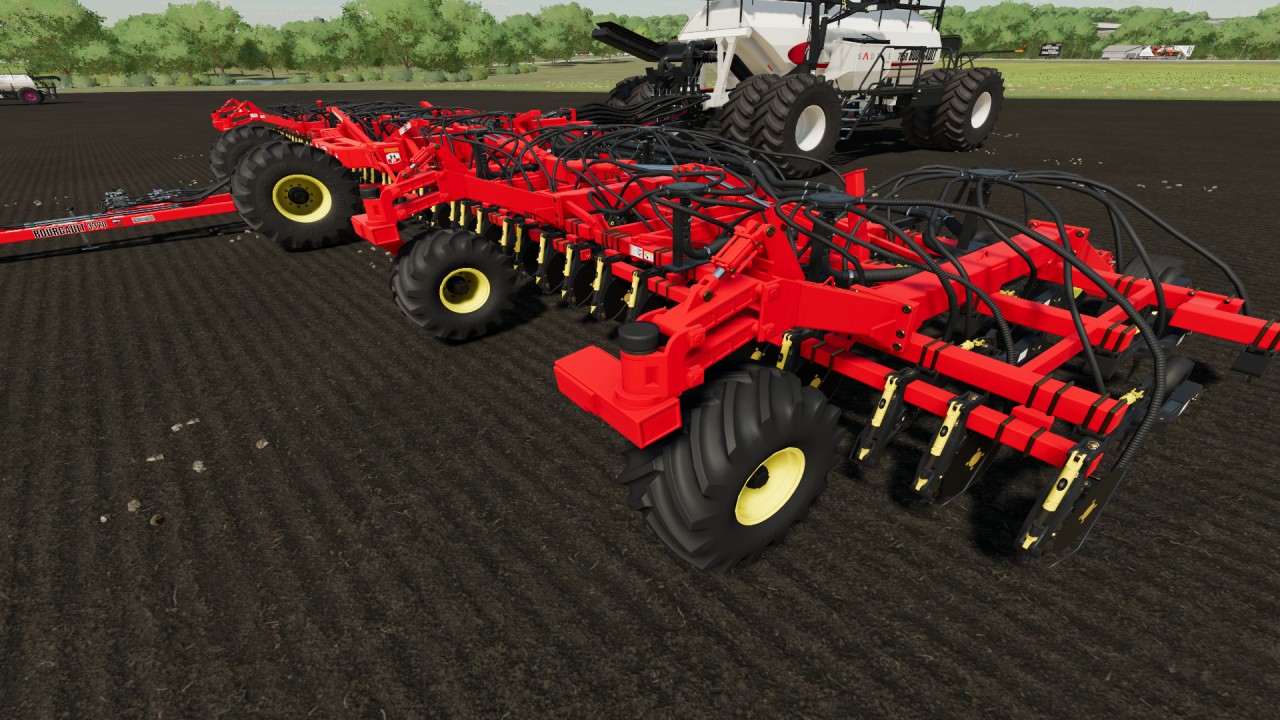 Bourgault 3320 & Air Cart - Inverted Tires