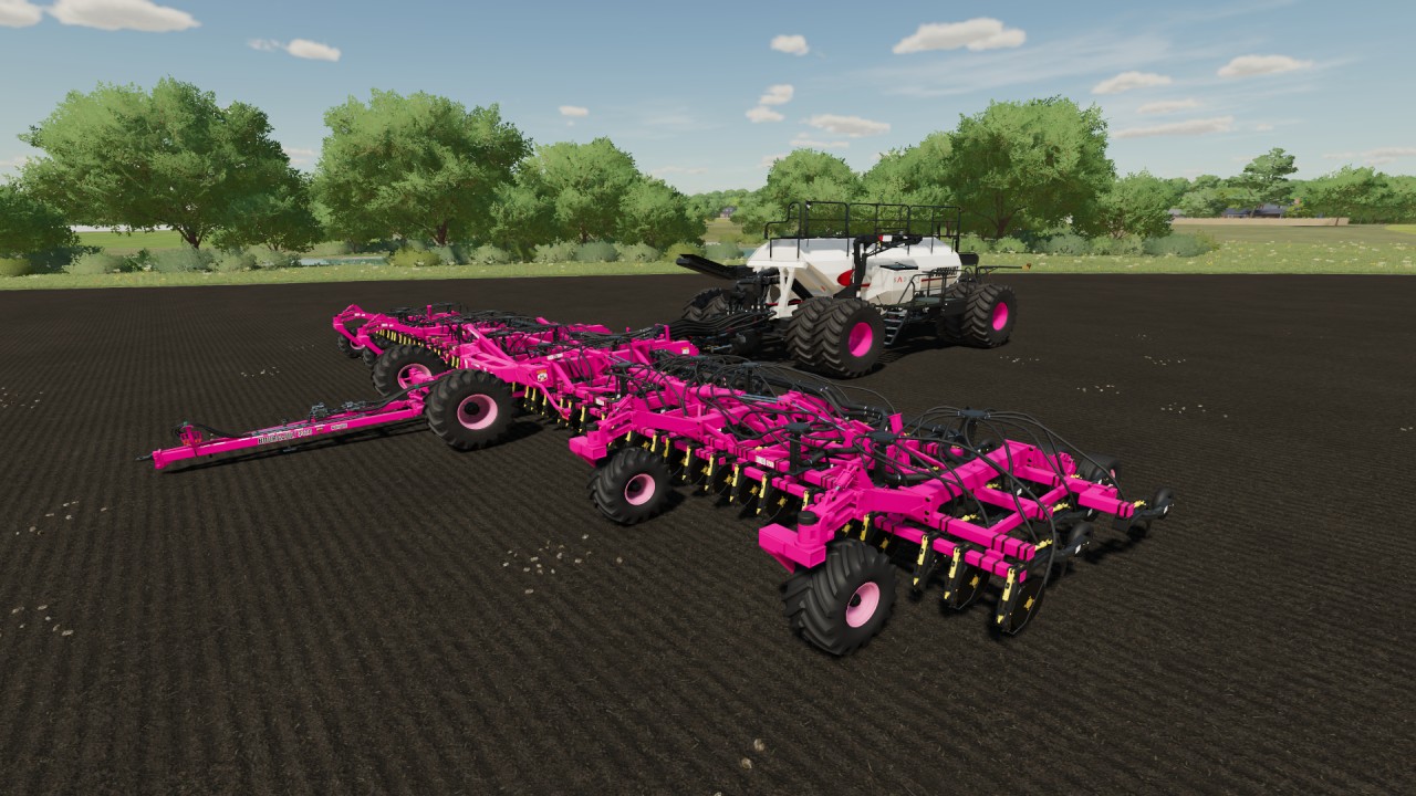 Bourgault 3320 & Air Cart - Inverted Tires