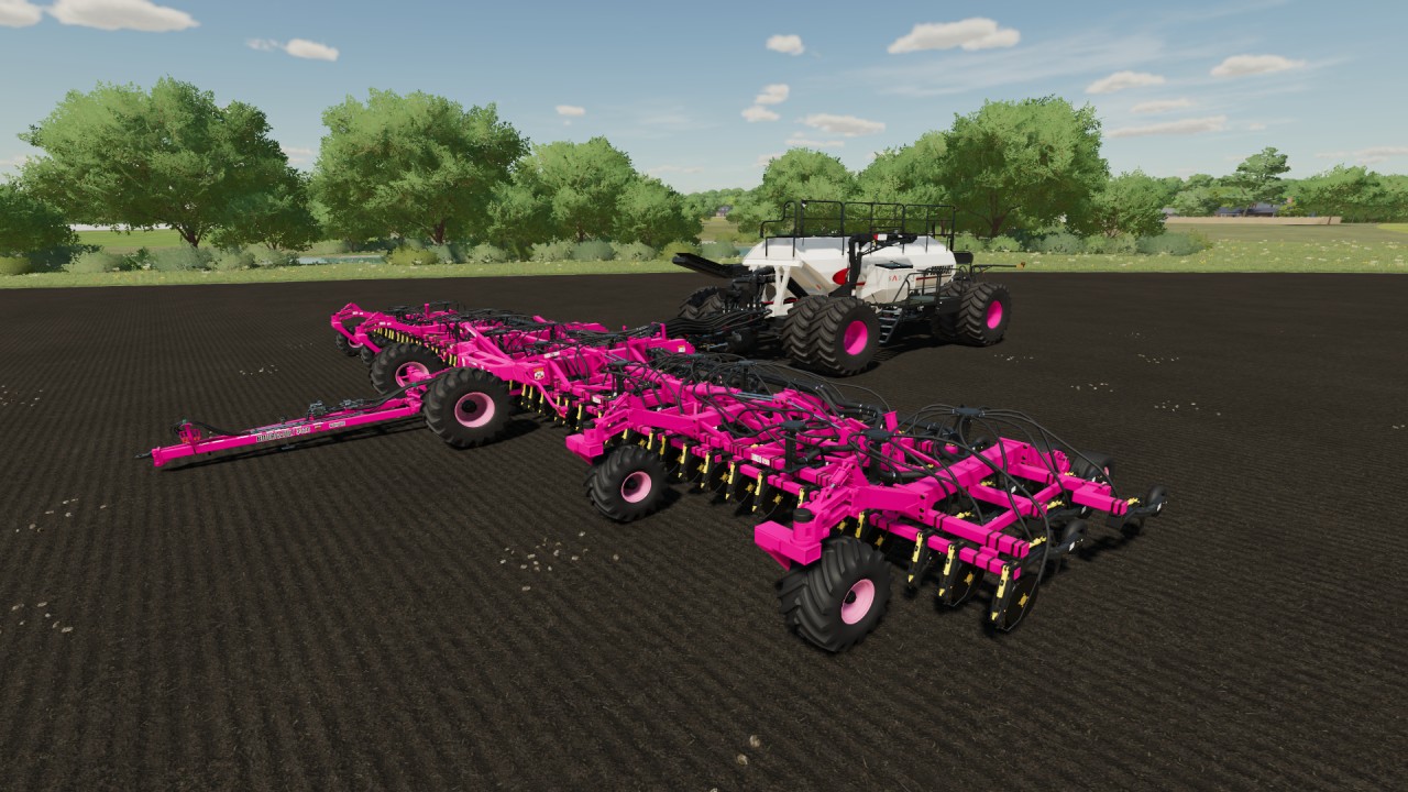 Bourgault 3320 & Air Cart - umgekehrte Reifen