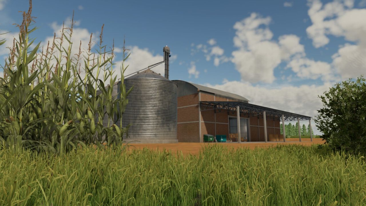 BR-Lagerhaus Für Den Verkauf Von Getreide