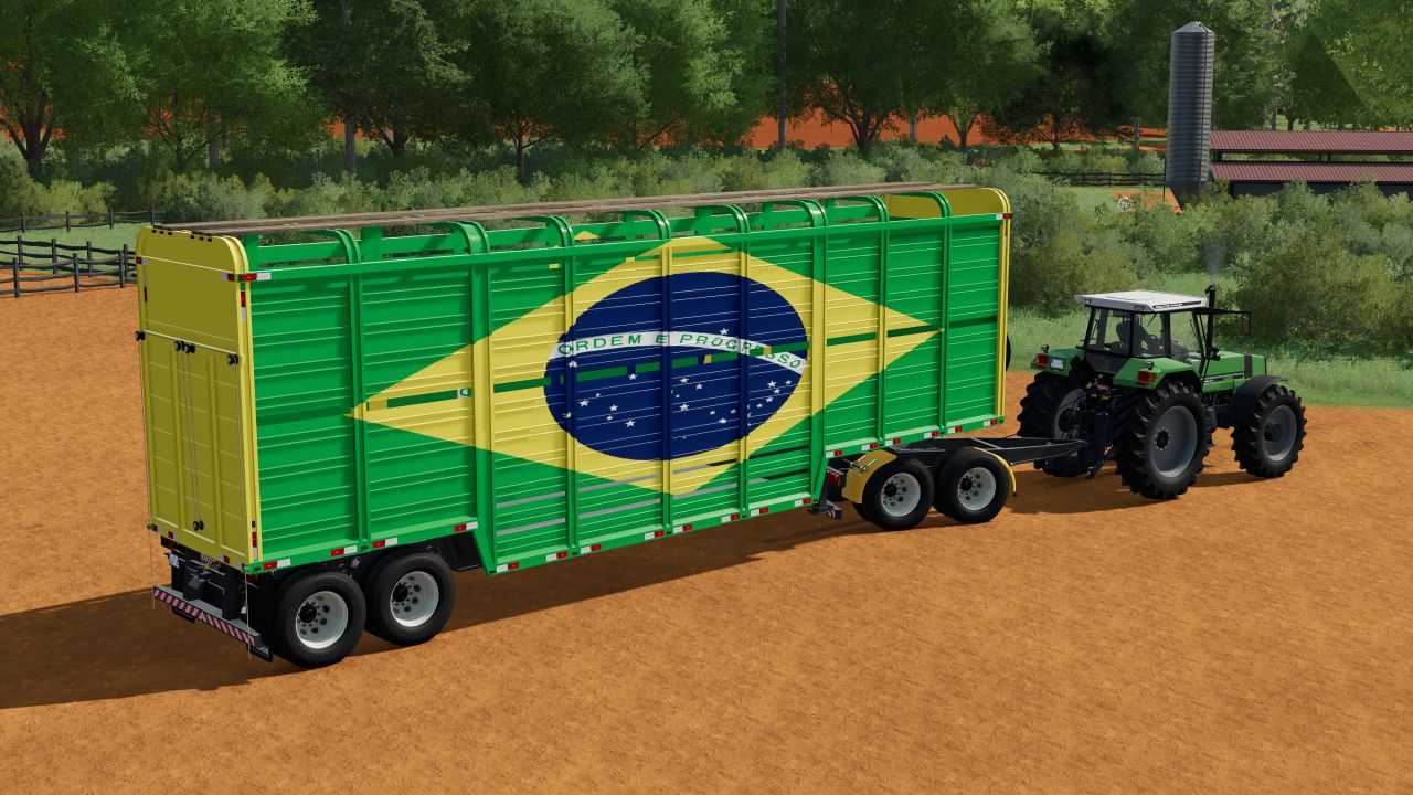 Brazylijska przyczepa dla zwierząt