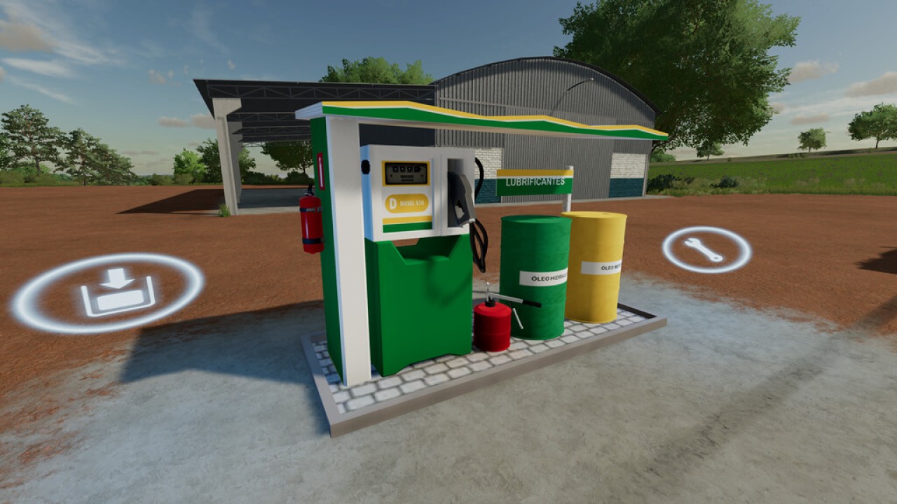 Brasilianische Tankstelle