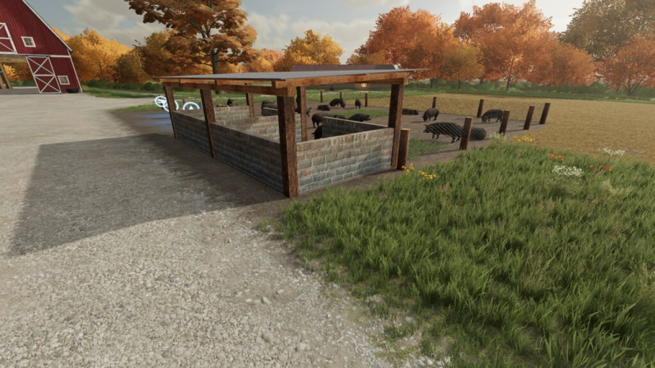 Brazilian Pigsty FS22 - KingMods