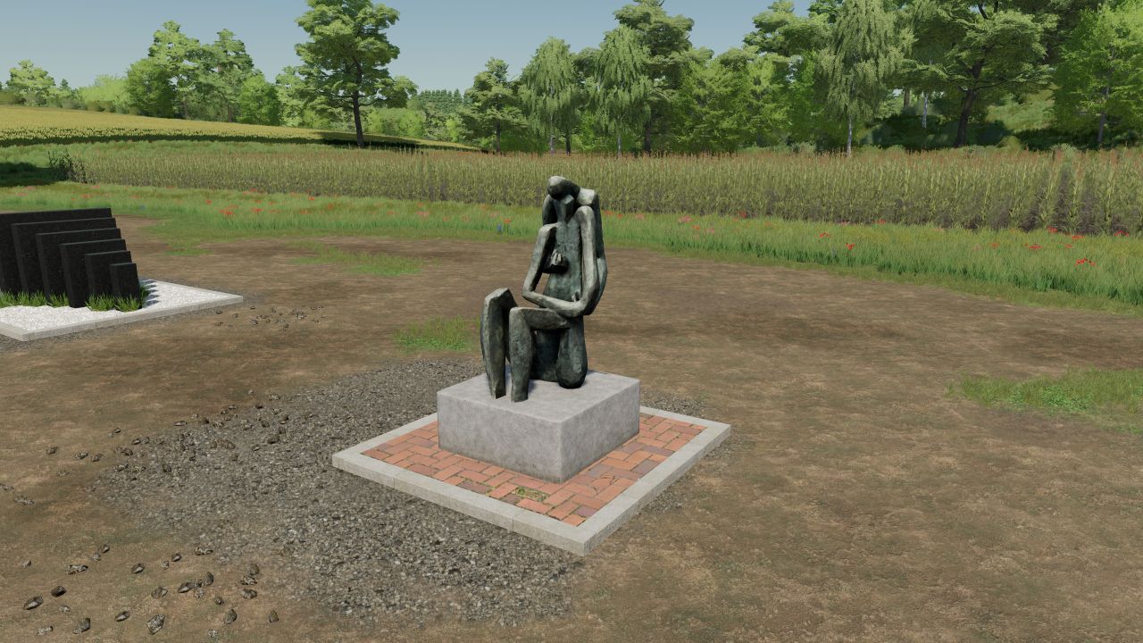 Bronzeskulptur "Trost"