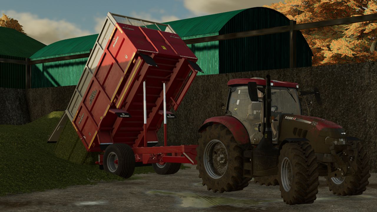 Broughan 1 Axle Grain / Silage Trailer