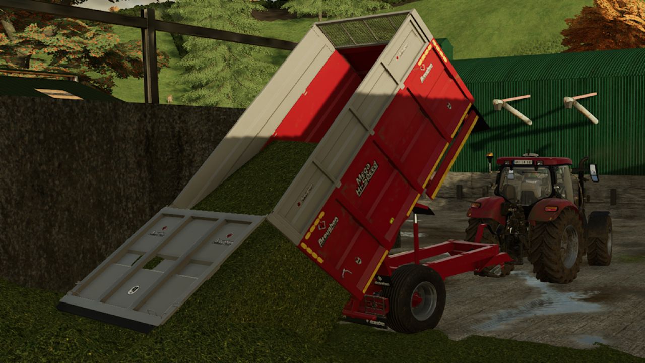 Broughan 1 Axle Grain / Silage Trailer