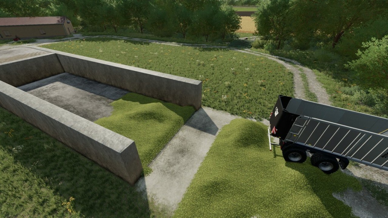 Bunker Silo Set LS22 KingMods