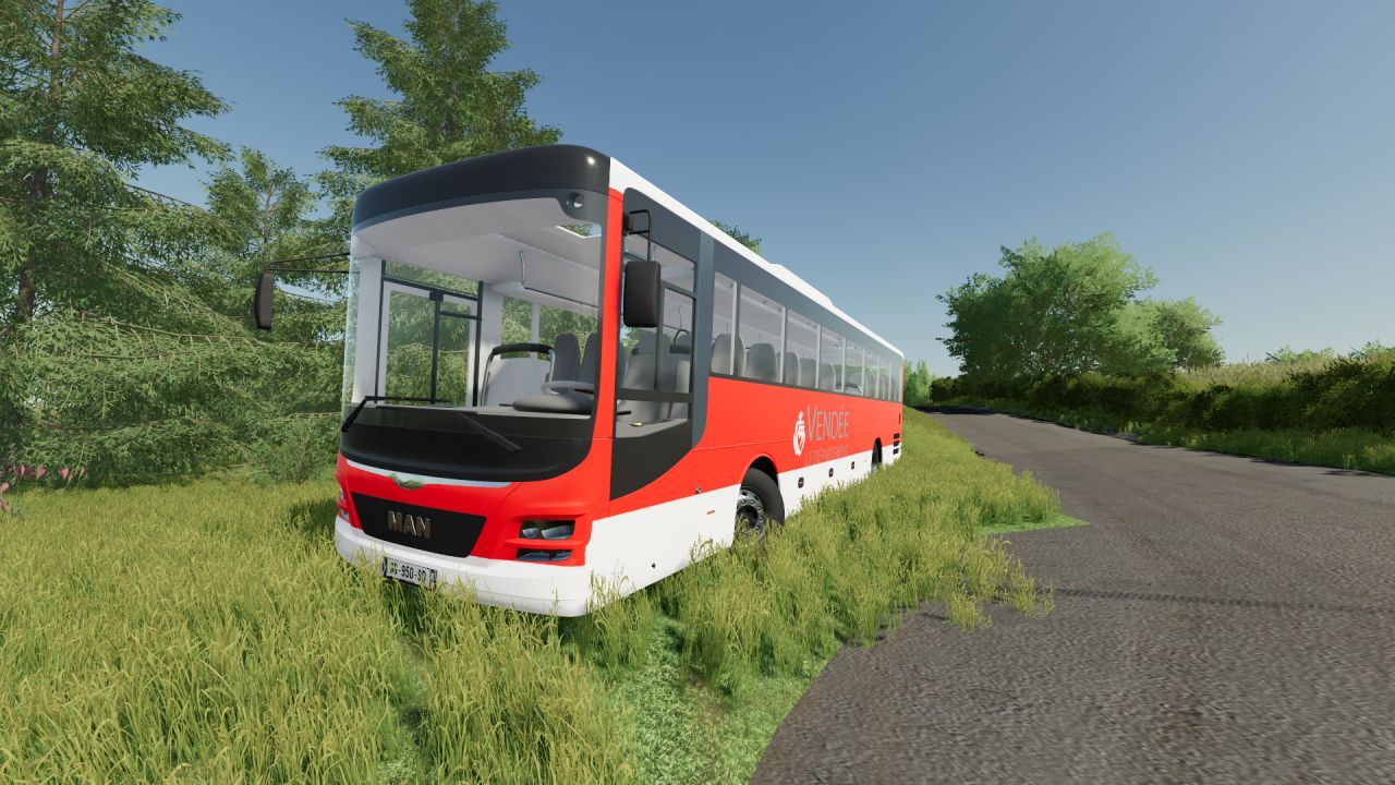 Bus Man Intercity "Vendée Le Département 85" FS22 KingMods