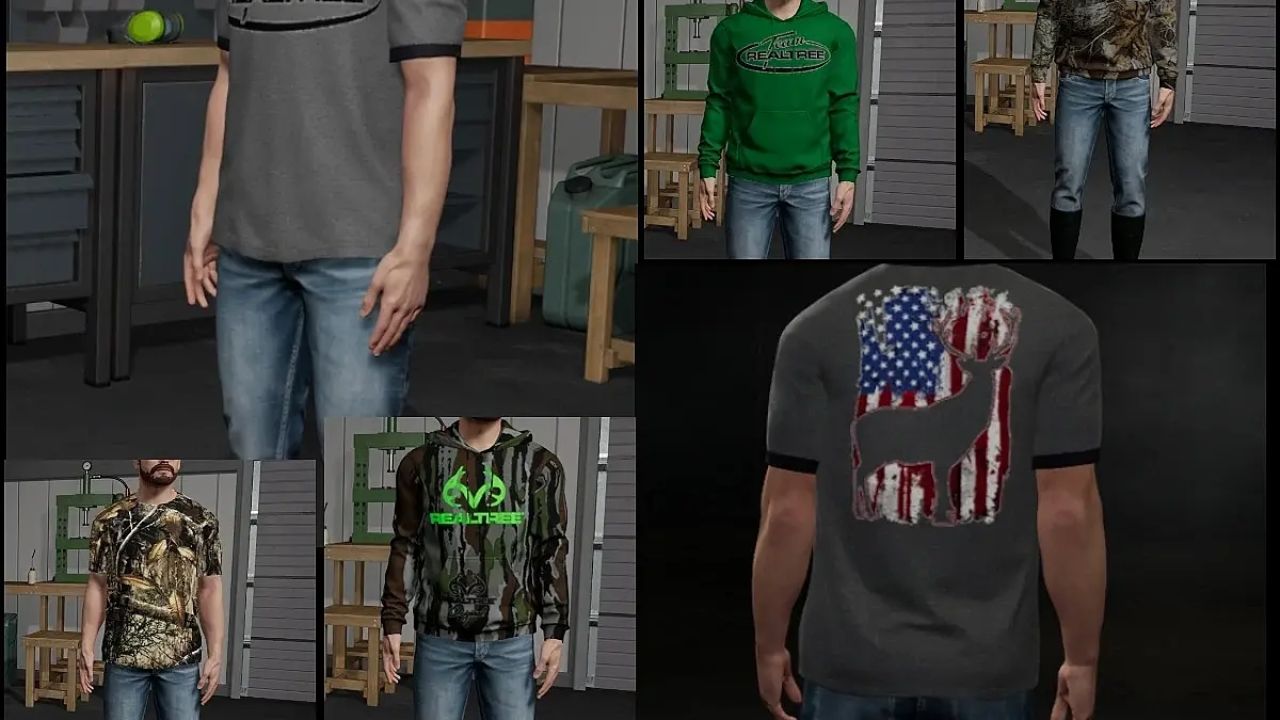 Camouflage clothing pack