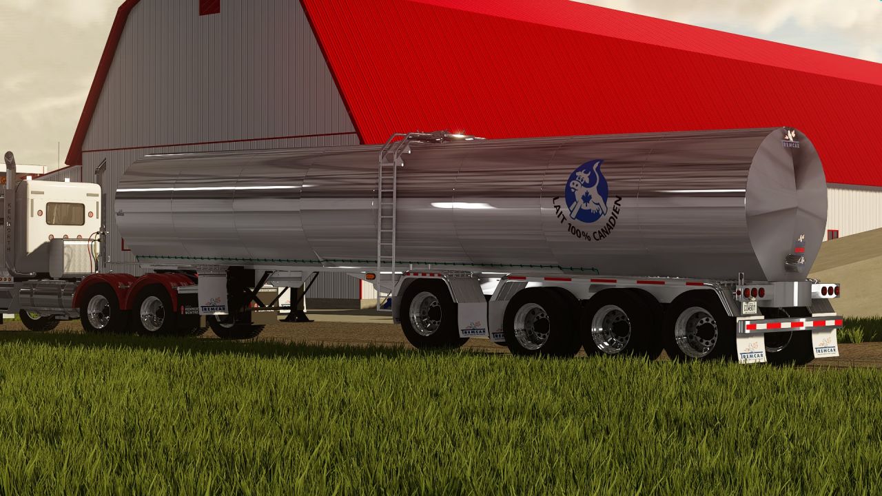 Canadian milk trailer
