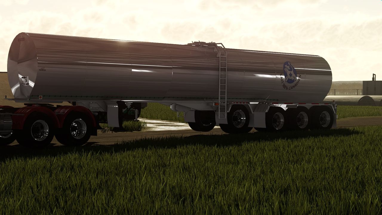 Canadian milk trailer