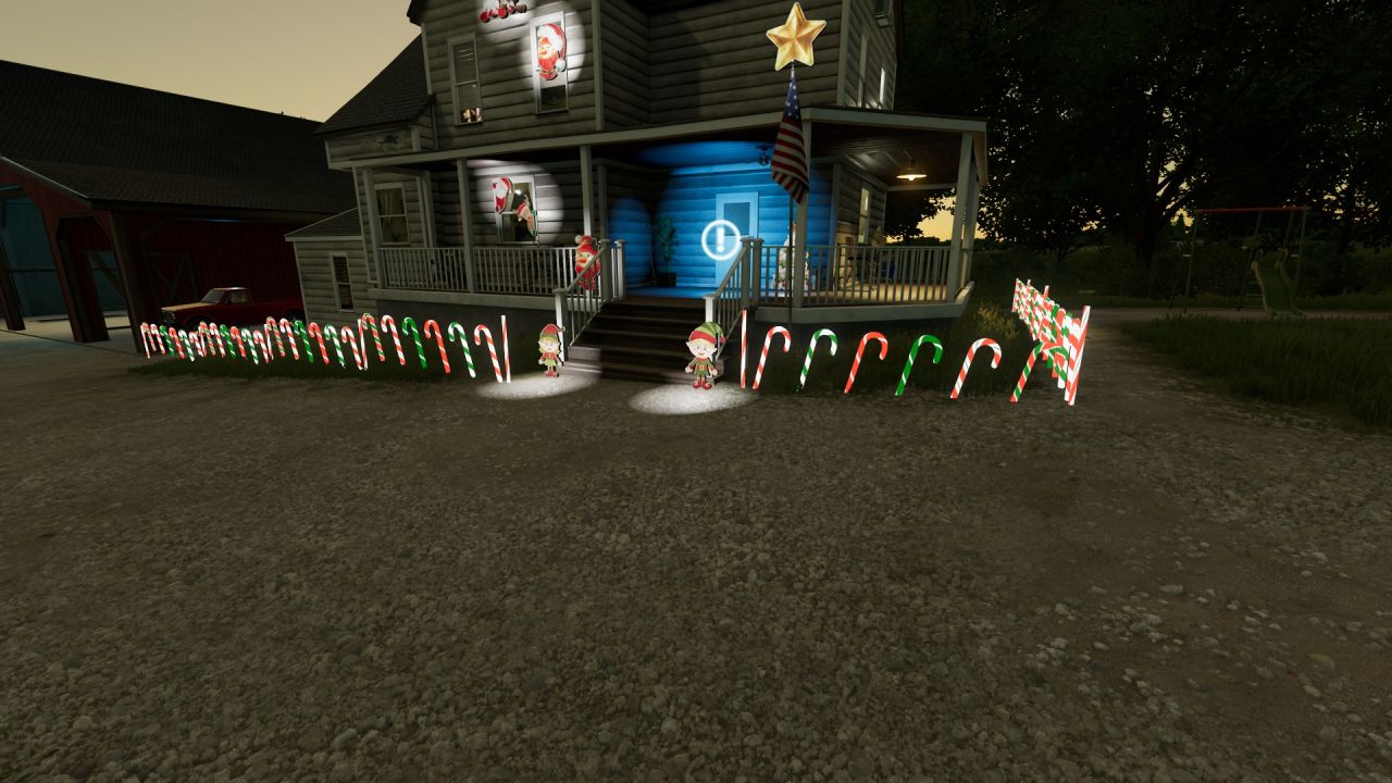 Candy Cane Fence