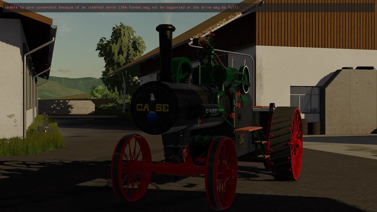 Паровой трактор Case IH 1919