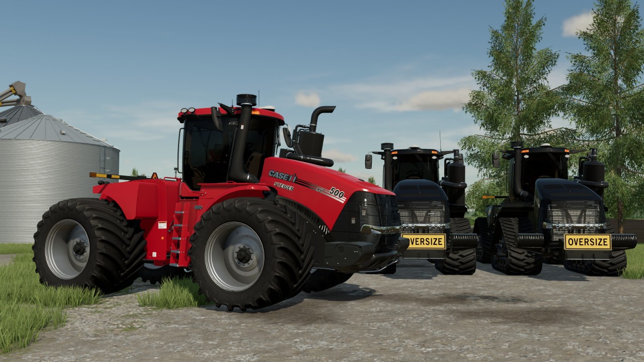 CASE IH Afs Steiger Chassis Estreito e Chassis Largo