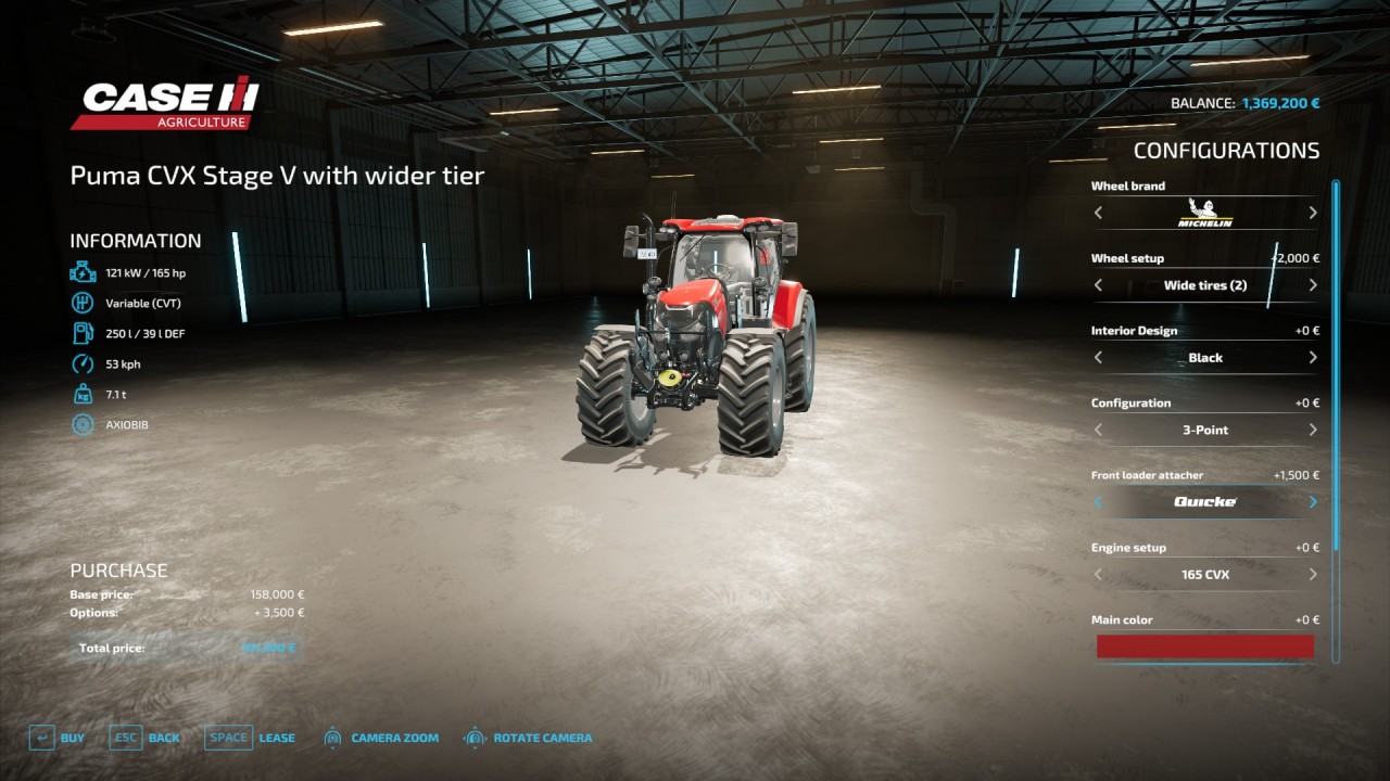 Case IH Puma 165/175 Stage V Edit