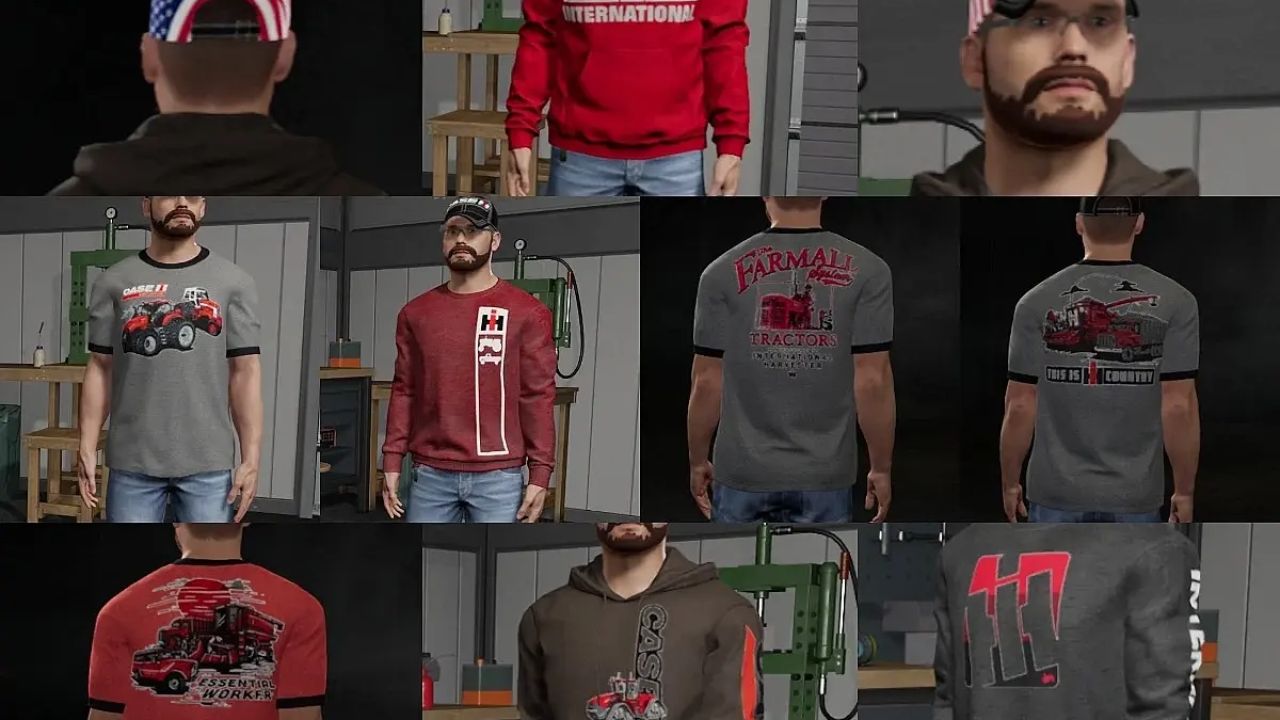 Case IH Themed Clothing Pack