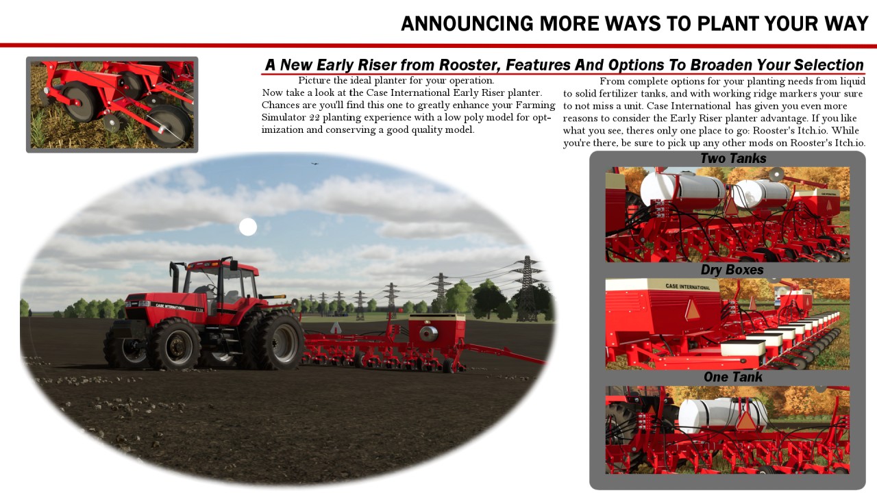 Case International 950 Cyclo Planter