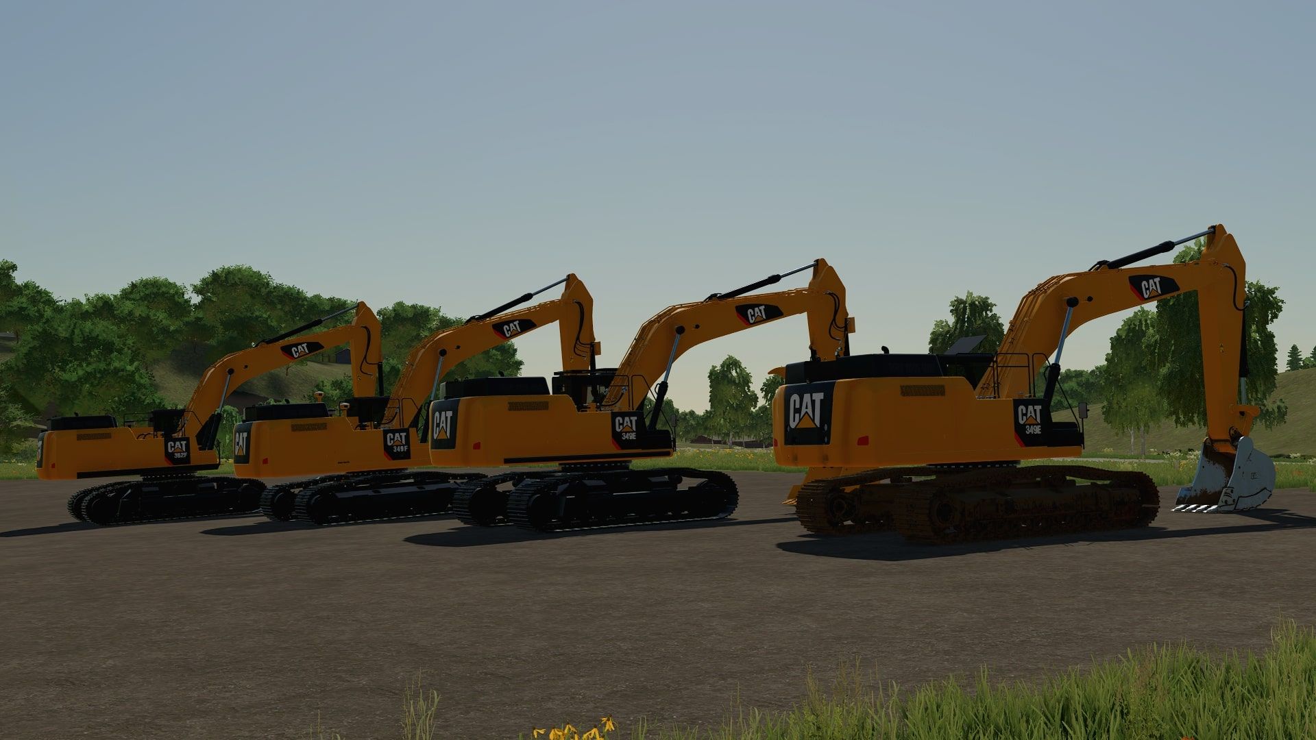 CAT 349E L / 349F L / 352F L Pack