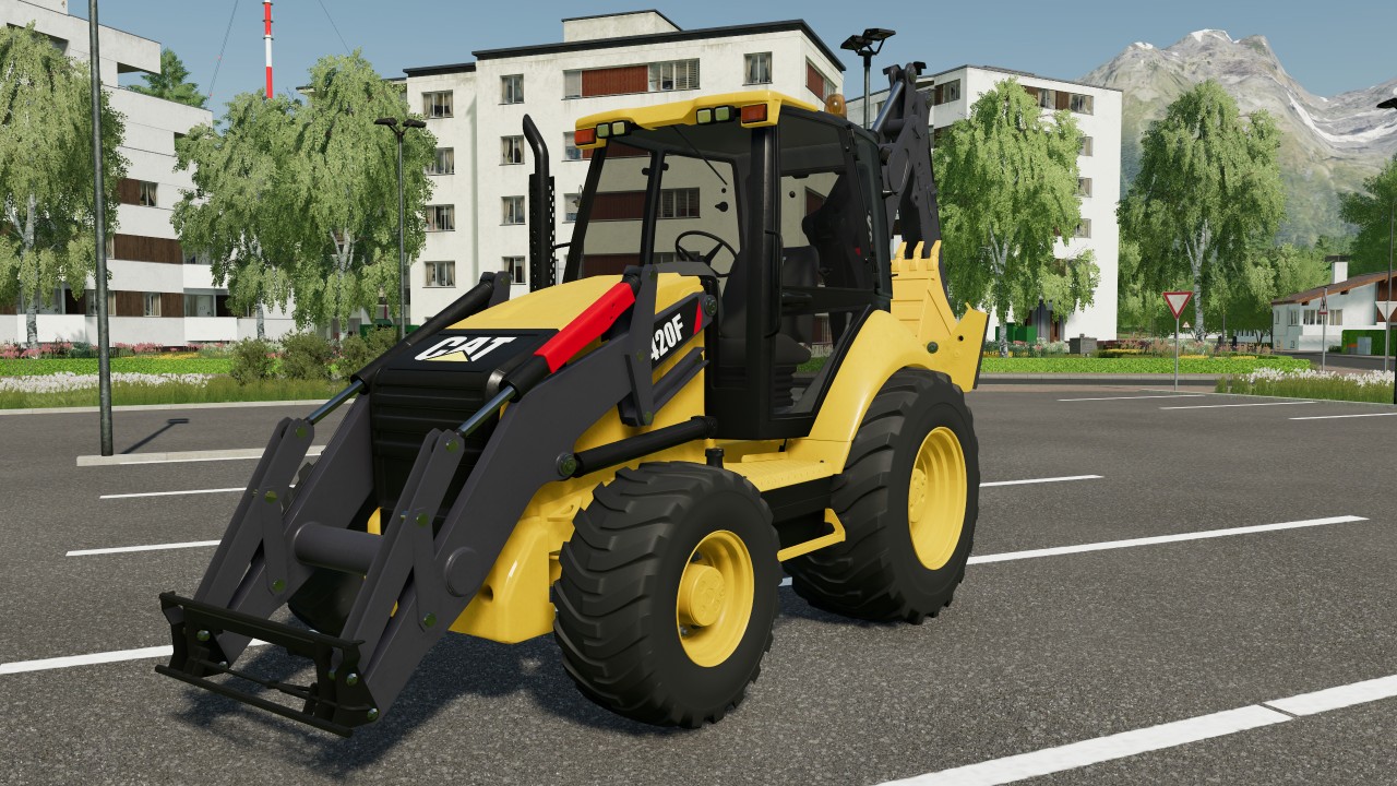 Cat 420f Backhoe Loader Fs22 1 2 