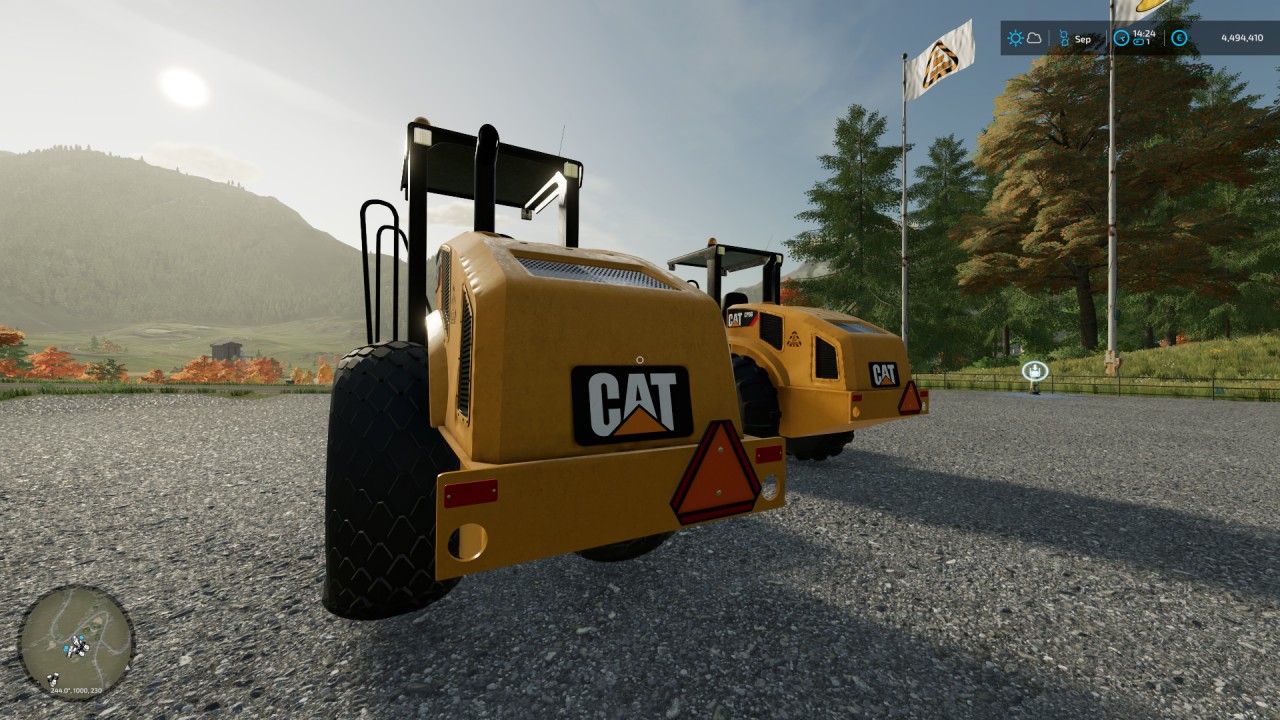 Compactador de rolos CAT CP-56