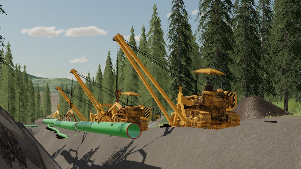 Боковые стрелы CAT D7