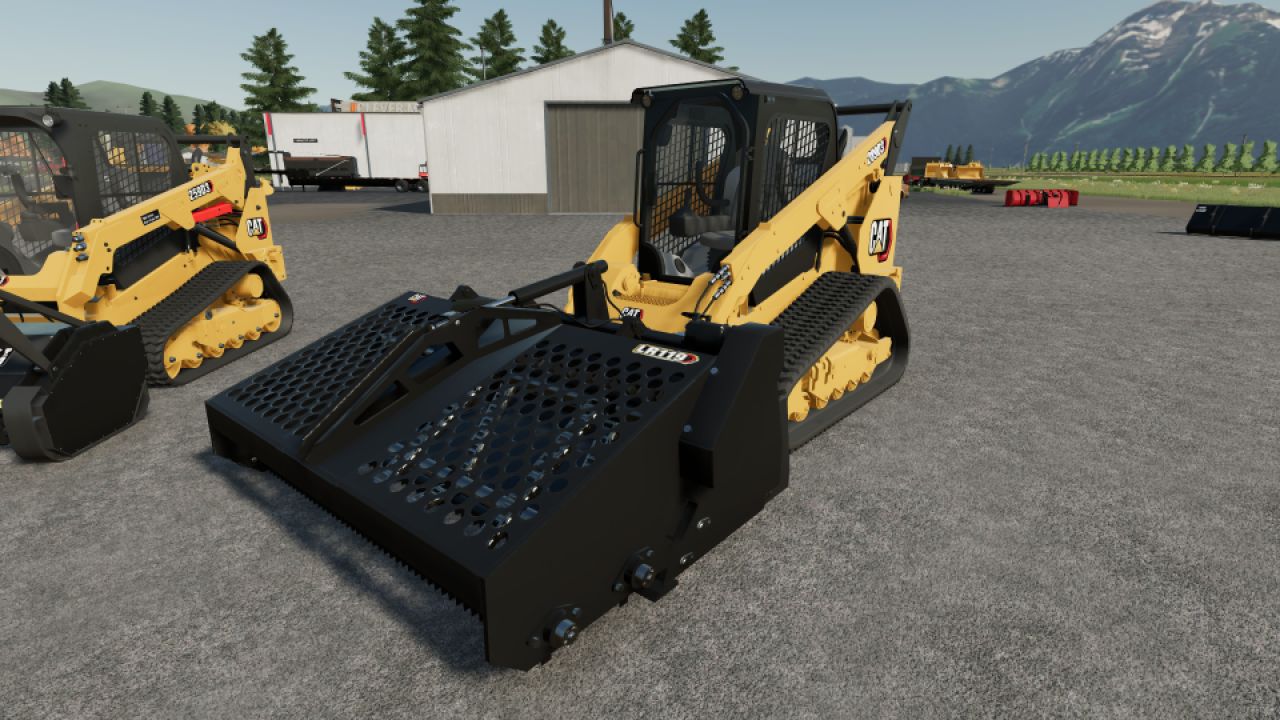CAT LR119 Landscape Rake Logo Swap